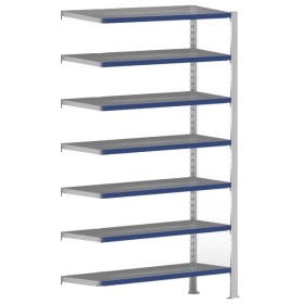 EVOLUTION ANBAUREGAL 3m hoch - 40cm tief - 100cm breit - 7 Ebene, grau