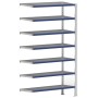 EVOLUTION ANBAUREGAL 3m hoch - 40cm tief - 100cm breit - 7 Ebene, grau