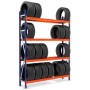 REIFENREGAL ANBAUELEMENT 2m hoch - 1.8m breit - 40cm tief - 4 Ebene für ca. 48 Reifen