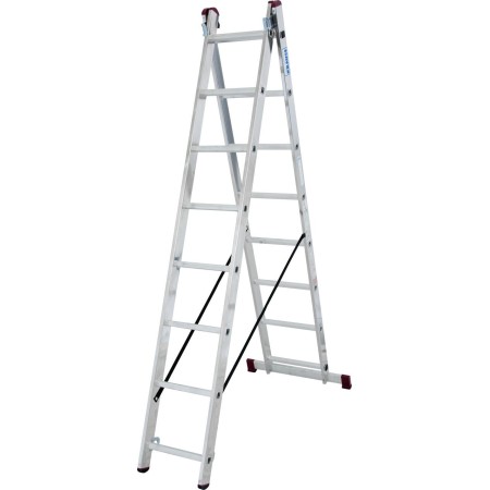 Mehrzweckleiter, 2 x 8 Sprossen