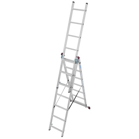 Mehrweckleiter 3-teilig, 3 x 7 Sprossen