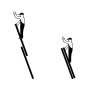Corda Schiebe-Leiter 2x8 Sprossen