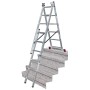 Corda Vielzweckleiter, 3 x 6 Sprossen