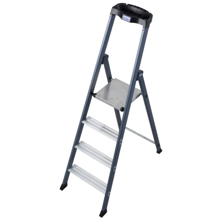 Monto Stufen-Stehleiter SePro S eloxiert 4 Stufen