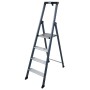 Monto Stufen-Stehleiter SePro S eloxiert 4 Stufen
