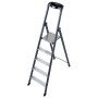 Monto Stufen-Stehleiter SePro S eloxiert 5 Stufen