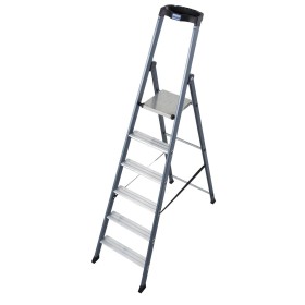 Monto Stufen-Stehleiter SePro S eloxiert 6 Stufen