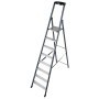 Monto Stufen-Stehleiter SePro S eloxiert 8 Stufen