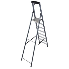 Monto Stufen-Stehleiter SePro S eloxiert 8 Stufen