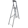Monto Stufen-Stehleiter SePro S eloxiert 8 Stufen