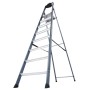 Monto Stufen-Stehleiter SePro S eloxiert 8 Stufen
