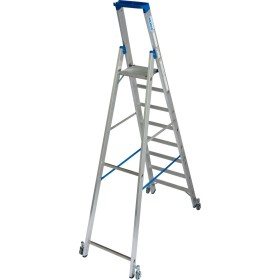 Stabilo Stufen-Stehleiter, fahrbar 8 Stufen