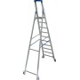 Stabilo Stufen-Stehleiter, fahrbar 10 Stufen