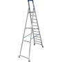 Stabilo Stufen-Stehleiter, fahrbar 12 Stufen