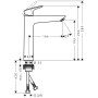 hansgrohe Logis Einhebel-Waschtischmischer 190 ohne Ablaufgarnitur