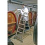 Stabilo Stufen-Doppelleiter, fahrbar 2x5 SStufen