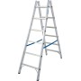 Stabilo Sprossen-Doppelleiter 2x6 Sprossen