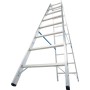 Stabilo Sprossen-Doppelleiter 2x8 Sprossen