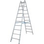 Stabilo Sprossen-Doppelleiter 2x10 Sprossen