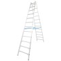 Stabilo Sprossen-Doppelleiter 2x12 Sprossen