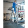 Stabilo Sprossen-Doppelleiter 2x12 Sprossen