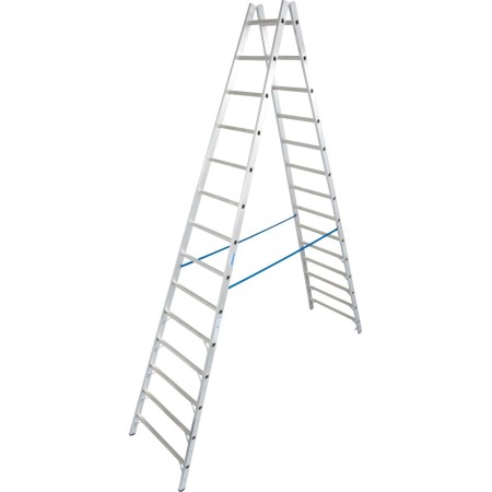 Stabilo Sprossen-Doppelleiter 2x14 Sprossen