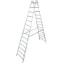 Stabilo Sprossen-Doppelleiter 2x14 Sprossen
