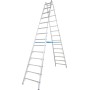 Stabilo Sprossen-Doppelleiter 2x14 Sprossen
