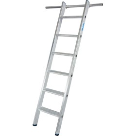 Échelle-échafaudage encastrable, avec 1 paire de crochets d'accrochage, 6 marches
