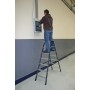Monto Stufen-Doppelleiter SePro D eloxiert 2x7 Stufen