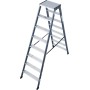 Monto Stufen-Doppelleiter SePro D eloxiert 2x8 Stufen