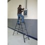 Monto Stufen-Doppelleiter SePro D eloxiert 2x8 Stufen