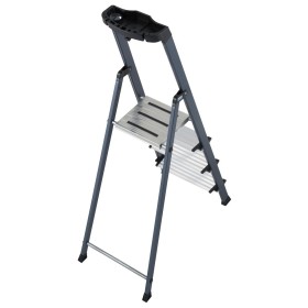 Monto Stufen-Stehleiter Securo eloxiert 4 Stufen