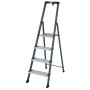 Monto Stufen-Stehleiter Securo eloxiert 4 Stufen