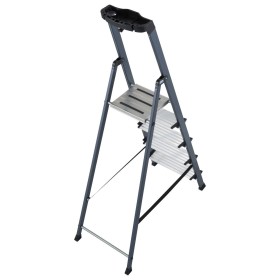 Monto Stufen-Stehleiter Securo eloxiert 5 Stufen