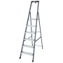 Monto Stufen-Stehleiter Securo eloxiert 6 Stufen