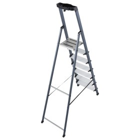 Monto Stufen-Stehleiter Securo eloxiert 7 Stufen