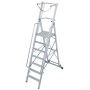 Stabilo Stufen-Stehleiter mit großer Plattform und Sicherheitsbügel 7 Stufen