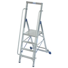 Stabilo Stufen-Stehleiter mit großer Standplattform 4 Stufen
