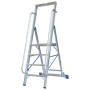 Stabilo Stufen-Stehleiter mit großer Standplattform 4 Stufen