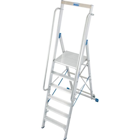 Stabilo Stufen-Stehleiter mit großer Standplattform 6 Stufen