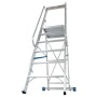 Stabilo Stufen-Stehleiter mit großer Standplattform 6 Stufen