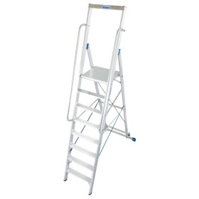 Stabilo Stufen-Stehleiter mit großer Standplattform 8 Stufen