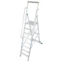 Stabilo Stufen-Stehleiter mit großer Standplattform 8 Stufen