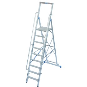 Stabilo Stufen-Stehleiter mit großer Standplattform 9 Stufen