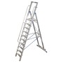 Stabilo Stufen-Stehleiter mit großer Standplattform 10 Stufen
