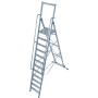 Stabilo Stufen-Stehleiter mit großer Standplattform 12 Stufen