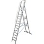 Stabilo Stufen-Stehleiter mit großer Standplattform 14 Stufen