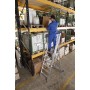 Stabilo Stufen-Stehleiter mit großer Standplattform 14 Stufen