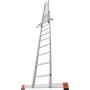 Monto Sprossen-Schiebeleiter Fabilo, zweiteilig 2x12 Sprossen